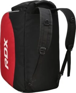 RDX SPORTS RDX R1 Gym Kit Duffle Bag - Backpack Straps & Shoes Compartment Red / Black 17 RDX SPORTS RDX R1 Gym Kit Duffle Bag - Backpack Straps & Shoes Compartment Red / Black -Rdxsports Shop rdx r1 duffel bag with backpack straps 5