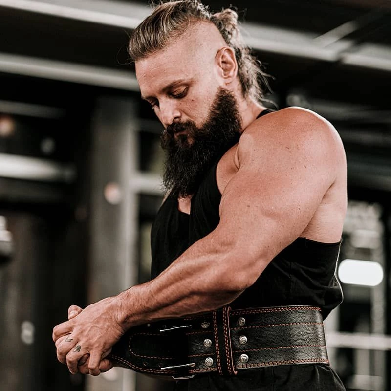 RDX SPORTS RDX RD1 4" Powerlifting Leather Gym Belt 2 RDX SPORTS RDX RD1 4" Powerlifting Leather Gym Belt - Image 2