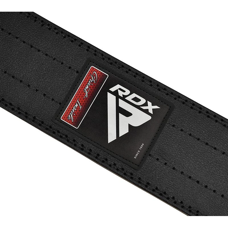RDX SPORTS RDX RD1 4" Powerlifting Leather Gym Belt 5 RDX SPORTS RDX RD1 4" Powerlifting Leather Gym Belt - Image 5