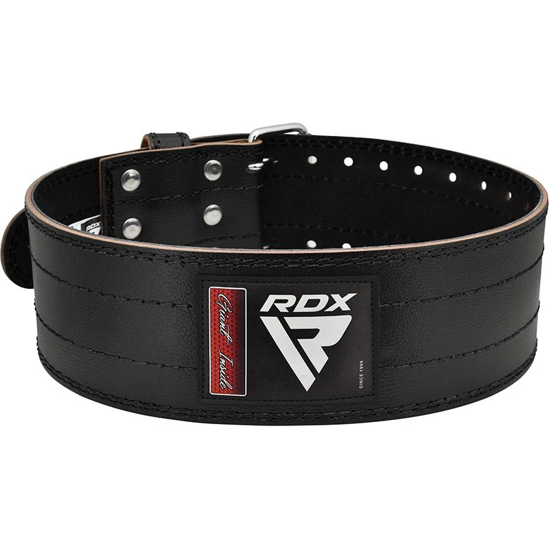 RDX SPORTS RDX RD1 4" Powerlifting Leather Gym Belt 4 RDX SPORTS RDX RD1 4" Powerlifting Leather Gym Belt - Image 4