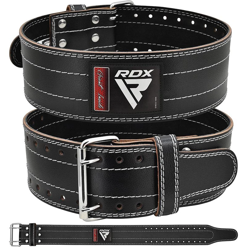 RDX SPORTS RDX RD1 4" Powerlifting Leather Gym Belt 10 RDX SPORTS RDX RD1 4" Powerlifting Leather Gym Belt - Image 10
