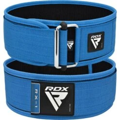 RDX SPORTS RDX RX1 4” Weight Lifting Belt 18 RDX SPORTS RDX RX1 4” Weight Lifting Belt -Rdxsports Shop rdx rx1 4 weight lifting belt blue 4