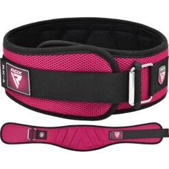 RDX SPORTS RDX RX4 Weightlifting Belt 25 RDX SPORTS RDX RX4 Weightlifting Belt -Rdxsports Shop rdx rx4 weightlifting belt pink 4