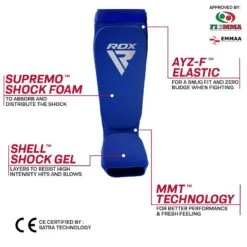 RDX SPORTS RDX SIB Shin Instep Guard OEKO-TEX® Standard 100 Certified -Rdxsports Shop rdx shin instep guard oeko tex standard 100 certified blue 5