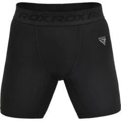 RDX SPORTS RDX T15 Black Compression Shorts