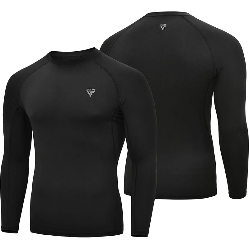 RDX SPORTS RDX T15 Long Sleeve Black Rash Guard 3 RDX SPORTS RDX T15 Long Sleeve Black Rash Guard - Image 3
