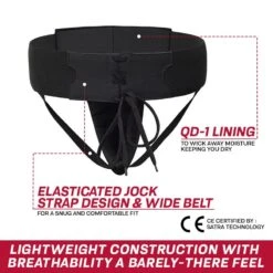 RDX SPORTS RDX T15 Noir Groin Guard For Boxing, MMA Training -Rdxsports Shop rdx t15 noir abdo guard 1