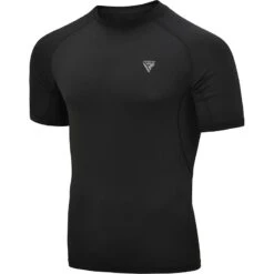 RDX SPORTS RDX T15 Short Sleeve Black Rash Guard