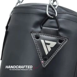 RDX SPORTS RDX T17 AURA 4ft / 5ft 2-in-1 Training Punch Bag In Pearl Black / White / Golden Set -Rdxsports Shop rdx t17 4ft5ft aura punch bag 2