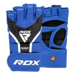 RDX SPORTS RDX GRAPPLING GLOVES AURA PLUS T-17 23 RDX SPORTS RDX GRAPPLING GLOVES AURA PLUS T-17 -Rdxsports Shop rdx t17 aura mma grappling training gloves gel padded blue 2