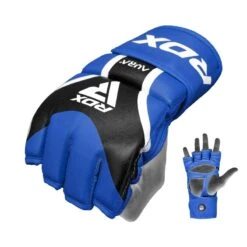 RDX SPORTS RDX GRAPPLING GLOVES AURA PLUS T-17 26 RDX SPORTS RDX GRAPPLING GLOVES AURA PLUS T-17 -Rdxsports Shop rdx t17 aura mma grappling training gloves gel padded blue 4