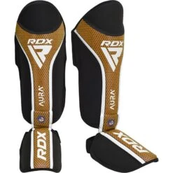 RDX SPORTS RDX SHIN INSTEP AURA PLUS T-17 17 RDX SPORTS RDX SHIN INSTEP AURA PLUS T-17 -Rdxsports Shop rdx t17 aura mma kickboxing shin instep padded protection guard golden 4