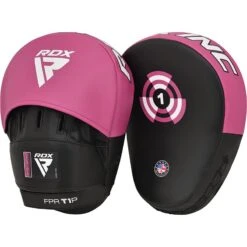 RDX SPORTS RDX T1 Curved Boxing Pads -Rdxsports Shop rdx t1 curved boxing pads pink 1