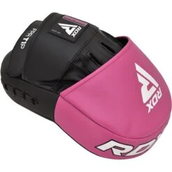 RDX SPORTS RDX T1 Curved Boxing Pads -Rdxsports Shop rdx t1 curved boxing pads pink 3