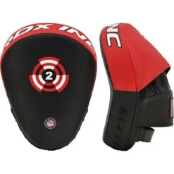 RDX SPORTS RDX T1 Curved Boxing Pads -Rdxsports Shop rdx t1 curved boxing pads red 5