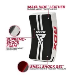 RDX SPORTS RDX T1 Gel Padded Curved Kick Shield With Nylon Handles 17 RDX SPORTS RDX T1 Gel Padded Curved Kick Shield With Nylon Handles -Rdxsports Shop rdx t1 curved kick shield with nylon handles