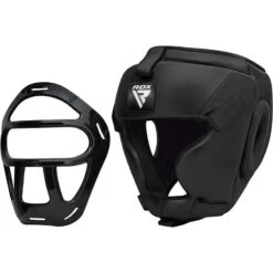 RDX SPORTS RDX T1 FULL FACE PROTECTION HEADGEAR UNBREAKABLE DETACHABLE CAGE GUARD -Rdxsports Shop rdx t1f head guard with removable face cage 6