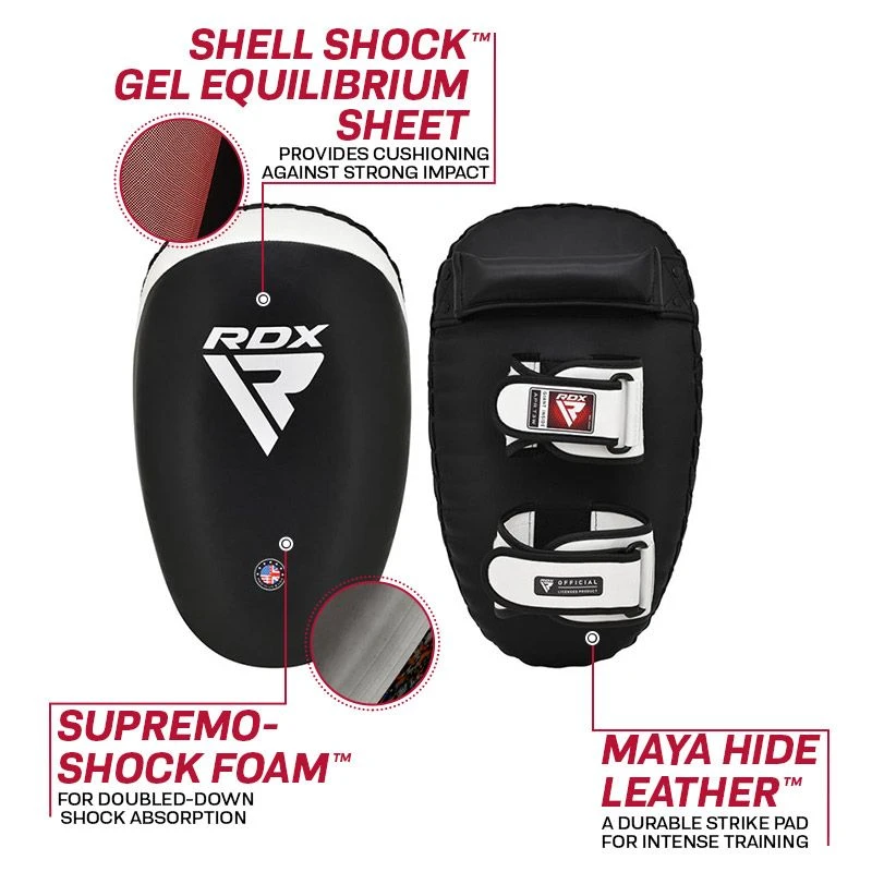 RDX SPORTS RDX T3 Curved Gel Padded Muay Thai Kick Pads 5 RDX SPORTS RDX T3 Curved Gel Padded Muay Thai Kick Pads - Image 5