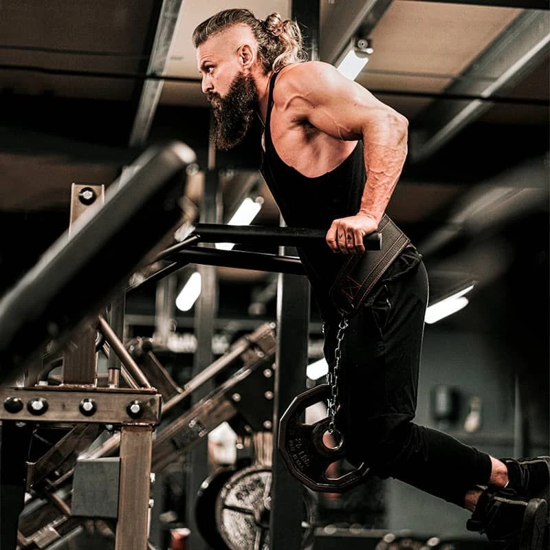 RDX SPORTS RDX T7 Weight Training Dipping Belt With Chain 2 RDX SPORTS RDX T7 Weight Training Dipping Belt With Chain - Image 2