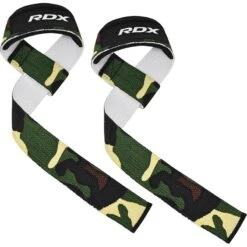 RDX SPORTS RDX W1 Sweat Wicking Gym Straps For Weightlifting Workouts 30 RDX SPORTS RDX W1 Sweat Wicking Gym Straps For Weightlifting Workouts -Rdxsports Shop rdx w1 weight training wrist straps camo green 1