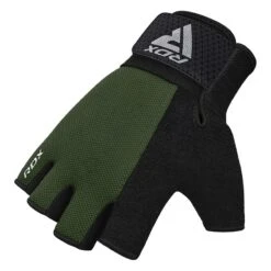 RDX SPORTS RDX W1H Gym Workout Gloves -Rdxsports Shop rdx w1h gym workout gloves army green 5