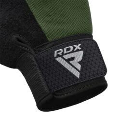 RDX SPORTS RDX W1H Gym Workout Gloves -Rdxsports Shop rdx w1h gym workout gloves army green 6