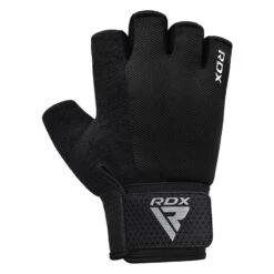 RDX SPORTS RDX W1H Gym Workout Gloves -Rdxsports Shop rdx w1h gym workout gloves black 2