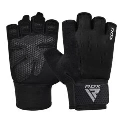 RDX SPORTS RDX W1H Gym Workout Gloves -Rdxsports Shop rdx w1h gym workout gloves black 5