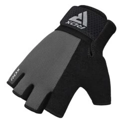RDX SPORTS RDX W1H Gym Workout Gloves -Rdxsports Shop rdx w1h gym workout gloves grey 6