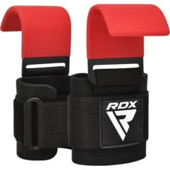 RDX SPORTS RDX W5 Weight Lifting Hook Straps 23 RDX SPORTS RDX W5 Weight Lifting Hook Straps -Rdxsports Shop rdx w5 weight lifting hook straps red 2