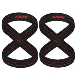 RDX SPORTS RDX Weight Lifting 8 Figure Strap -Rdxsports Shop rdx weight lifting 8 figure strap red 1