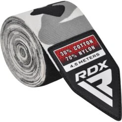 RDX SPORTS RDX WX Professional Boxing Hand Wraps -Rdxsports Shop rdx wx professional boxing hand wraps camo gray 2