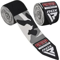 RDX SPORTS RDX WX Professional Boxing Hand Wraps -Rdxsports Shop rdx wx professional boxing hand wraps camo gray 3