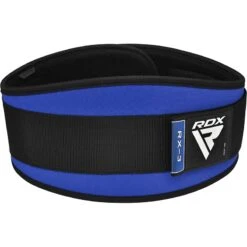RDX SPORTS RDX X3 6 INCH Weightlifting Neoprene Gym Belt -Rdxsports Shop rdx x3 6 inch weightlifting neoprene gym belt blue 5