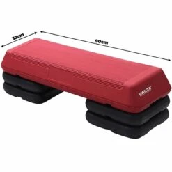 RDX SPORTS RDX GR Aerobic Step Platform With Adjustable Height 8 RDX SPORTS RDX GR Aerobic Step Platform With Adjustable Height -Rdxsports Shop red grey aerobic step for fitness 5