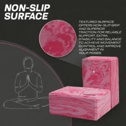 RDX SPORTS RDX RP EVA Foam High Density Non-Slips Yoga Block -Rdxsports Shop rp yoga ball 3
