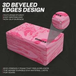 RDX SPORTS RDX RP EVA Foam High Density Non-Slips Yoga Block -Rdxsports Shop rp yoga ball 8