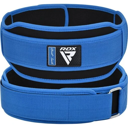 RDX SPORTS RDX RX5 Weightlifting Belt -Rdxsports Shop rx5 weightlifting belt blue 4
