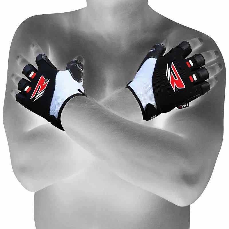 RDX SPORTS RDX S3 Hector Short Finger Heavy Weightlifting Workout Gym Gloves 2 RDX SPORTS RDX S3 Hector Short Finger Heavy Weightlifting Workout Gym Gloves - Image 2