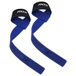RDX SPORTS RDX S4+ SILICONE GEL COATED NON-SLIP SOLID GRIP WEIGHT LIFTING GYM STRAPS 22 RDX SPORTS RDX S4+ SILICONE GEL COATED NON-SLIP SOLID GRIP WEIGHT LIFTING GYM STRAPS -Rdxsports Shop s4 weightlifting wrist straps blue 1
