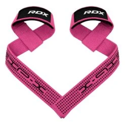 RDX SPORTS RDX S4+ SILICONE GEL COATED NON-SLIP SOLID GRIP WEIGHT LIFTING GYM STRAPS 28 RDX SPORTS RDX S4+ SILICONE GEL COATED NON-SLIP SOLID GRIP WEIGHT LIFTING GYM STRAPS -Rdxsports Shop s4 weightlifting wrist straps pink 4 16 1 1