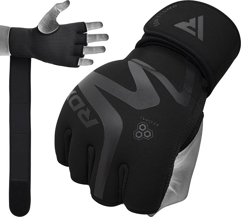 RDX SPORTS RDX T15 Noir Gel Padded Inner Gloves Hook & Loop Wrist Strap Knuckle Protection 1 RDX SPORTS RDX T15 Noir Gel Padded Inner Gloves Hook & Loop Wrist Strap Knuckle Protection
