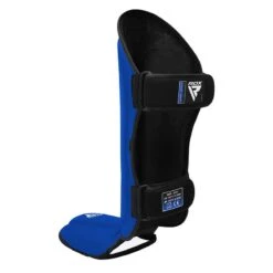 RDX SPORTS RDX T1 MMA Black Shin Instep Guard -Rdxsports Shop t1 blue white 2 1