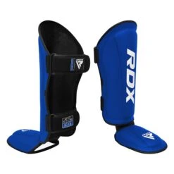 RDX SPORTS RDX T1 MMA Black Shin Instep Guard -Rdxsports Shop t1 blue white 3 1