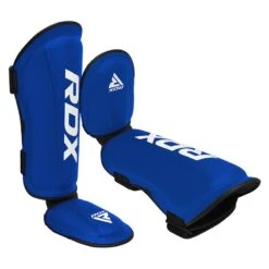 RDX SPORTS RDX T1 MMA Black Shin Instep Guard -Rdxsports Shop t1 blue white 4 1