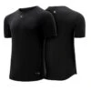 RDX SPORTS RDX T1 Black Short Sleeves Sweat-Wicking Workout Gym T-Shirt