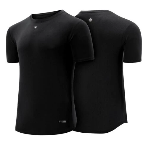 RDX SPORTS RDX T1 Black Short Sleeves Sweat-Wicking Workout Gym T-Shirt -Rdxsports Shop t1 short sleeve t shirt black 1 13