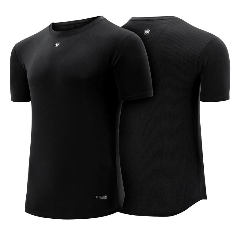 RDX SPORTS RDX T1 Black Short Sleeves Sweat-Wicking Workout Gym T-Shirt 1 RDX SPORTS RDX T1 Black Short Sleeves Sweat-Wicking Workout Gym T-Shirt