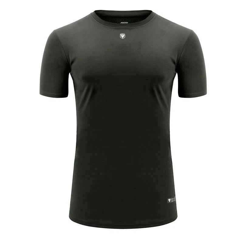 RDX SPORTS RDX T1 Gray Half Sleeves Sweat-Wicking Workout Gym T-Shirt 3 RDX SPORTS RDX T1 Gray Half Sleeves Sweat-Wicking Workout Gym T-Shirt - Image 3