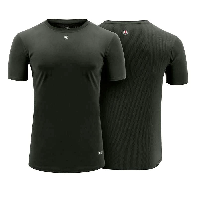 RDX SPORTS RDX T1 Gray Half Sleeves Sweat-Wicking Workout Gym T-Shirt 6 RDX SPORTS RDX T1 Gray Half Sleeves Sweat-Wicking Workout Gym T-Shirt - Image 6